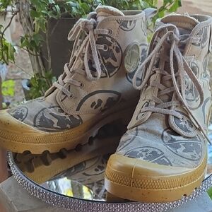 Palladium Pampa 75th Eco-versary Organic Cotton Boot Size 8 Men 9.5 Women